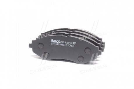 Колодки торм.дисковые передн. DAEWOO LANOS 1.6 16V MANDO MPD03 (фото 1)