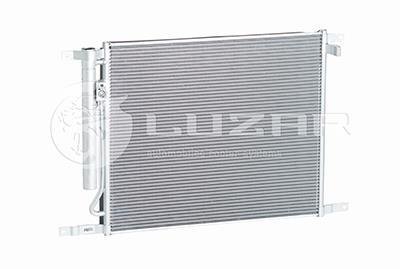 Радиатор кондиционера Авео/T255 (08-) с ресивером LUZAR LRAC 0581 (фото 1)