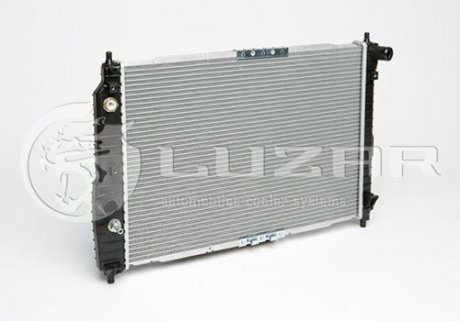Радиатор охлаждения Авео автомат (L=600) (алюм-паяный) LUZAR LRc CHAv05226 (фото 1)
