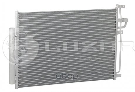 Радиатор кондиционера Captiva 2.4/3.2 (06-) АКПП/МКПП с ресивером LUZAR LRAC 0543