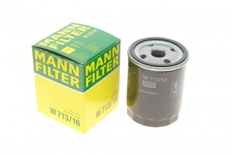 Фільтр олії Doblo 1.6i 01>/Scudo/Jumpy/Expert W 713/16 -FILTER MANN W713/16 (фото 1)