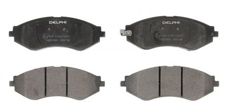 Колодки тормозные дисковые, комплект - DELPHI LP1304 (фото 1)
