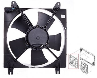 Вентилятор радіатора (в зборі) FPS 17 W79 (фото 1)