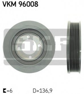 Ремінний шків, колінчастий вал - SKF VKM96008