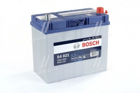 Акумулятор 45Ah-12v (S4010) (238x129x227),R,EN330(Азія) (1-й сорт) Bosch 0092S40210