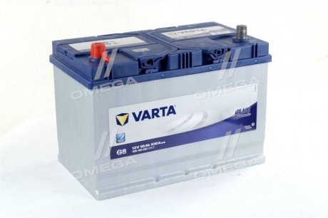 Аккумулятор 95Ah-12v BD(G8) (306х173х225),L,EN830 Азия Varta ="595405083"