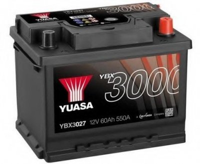 12V 60Ah SMF Battery (0) YUASA YBX3027 (фото 1)