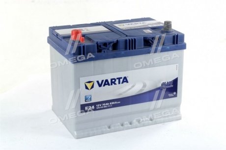 Аккумулятор 70Ah-12v BD(E24) (261х175х220),L,EN630 Varta ="570413063" (фото 1)