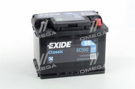 Стартерна акумуляторна батарея; Стартерна акумуляторна батарея EXIDE EC550