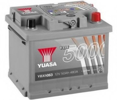 12V 50Ah Silver High Performance Battery (0) YUASA YBX5063 (фото 1)