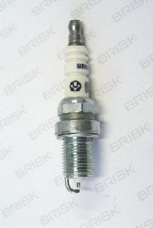 Свічка запалювання silver ваз 2110-12-119 16кл.1.6 (інтервал заміни - max. 30 000 km) - Brisk DR15YS (фото 1)