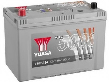 12V 95Ah Silver High Performance Battery Japan (1) YUASA YBX5334