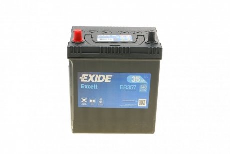 Стартерна акумуляторна батарея; Стартерна акумуляторна батарея EXIDE EB357 (фото 1)