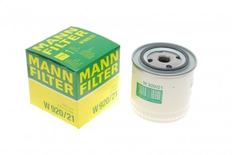 Масляний фільтр; Фільтр, Гідравлічна система приводу робочого обладнання MANN W920/21 (фото 1)