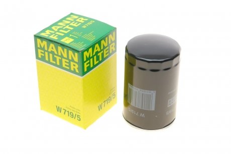 Фильтр масляный двигателя MANN W719/5 (фото 1)