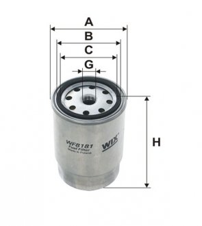 Фильтр топливный WIX = FN PP845/1 WIXFILTRON WF8181