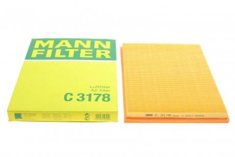 Фильтр воздушный = C 3175/3 MANN C 3178 (фото 1)