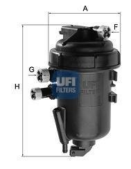 Фильтр топл. полный комплект - UFI 55.152.00