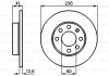 Гальмівний диск Bosch 0986479B20 (фото 6)