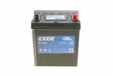 Стартерна акумуляторна батарея; Стартерна акумуляторна батарея EXIDE "EB356" (фото 1)