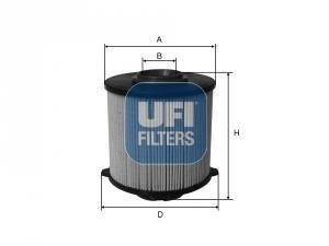 Топливный фильтр UFI 2605800