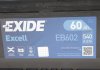 Стартерная аккумуляторная батарея; Стартерная аккумуляторная батарея EXIDE Eb602 (фото 4)