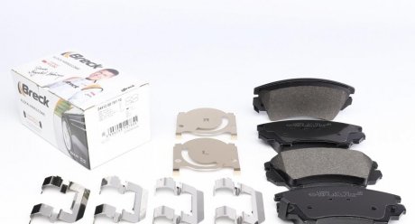 Комплект гальмівних колодок, дискове гальмо BRECK 244120070110 (фото 1)