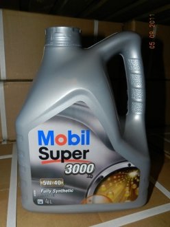 Олія моторна Super 3000 X1 5W-40 (4 л) Mobil 1 152061 (фото 1)