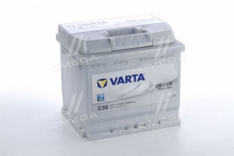 Акумулятор 54Ah-12v SD(C30) (207x175x190),R,EN530 Varta ="554400053" (фото 1)