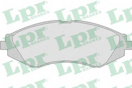 Колодки тормозные дисковые - LPR 05P710 (фото 1)