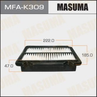 Воздушный фильтр (140) chevrolet aveo v1200, v1400 04- - Masuma MFAK309