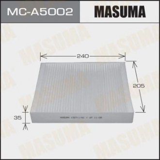 Повітряний фільтр салонний ас - (140) chevrolet cruze v1600, v1800, v2000 09- - Masuma MCA5002