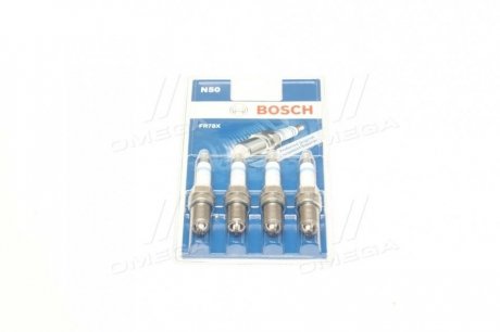 Свеча зажигания FR78X SUPER-4 SB Lada 2110-2112 16кл 4 шт. Bosch 0 242 232 802 (фото 1)