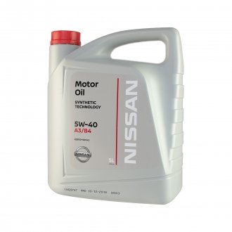 Олія моторна Nissan / Infiniti Motor Oil 5W-40 (5 л) Nissan/Infiniti Ke90090042