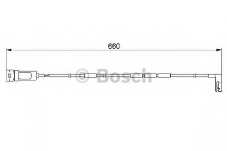 Датчик износа тормозных колодок Bosch 1987474909 (фото 1)