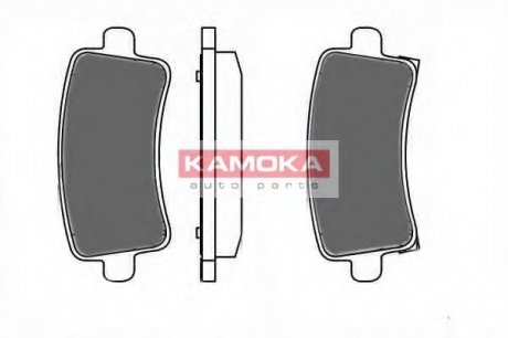 Колодка тормозная Opel Insignia 08\'-> задн. Kamoka JQ1018504 (фото 1)