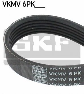 Ремінь генер part berl tepee - SKF VKMV6PK1698