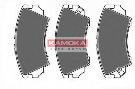 Комплект тормозных колодок, дисковый тормоз Kamoka Jq1018416 (фото 1)