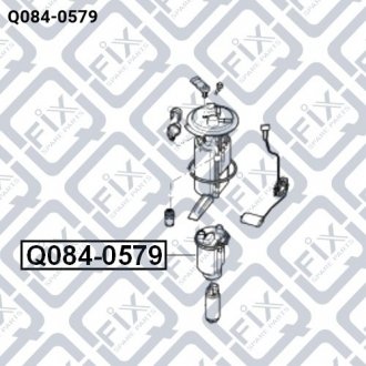 Фильтр топливный HYUNDAI SONATA NF 2.4i, 3.3i 04.11- Q-FIX Q084-0579 (фото 1)