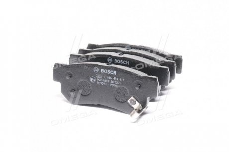 Тормозные колодки дисковые HYUNDAI Sonata V 2,0-3,3 04-10 Bosch 0986494417 (фото 1)
