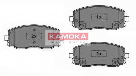 Колодка тормозная Hyundai I10 08\'->;Kia Picanto 04\'-> перед. Kamoka JQ1013566 (фото 1)
