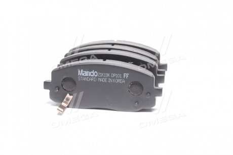 Гальмівні колодки дискові HYUNDAI/KIA I10//i20/Picanto "F "04-"11 MANDO MPK25 (фото 1)