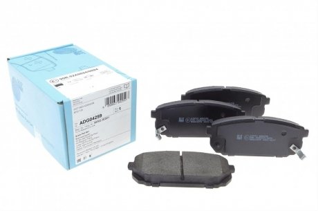 Колодки тормозные дисковые задние KIA Sorento I Blue Print ADG04259 (фото 1)