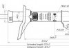 Амортизатор підвіски задній лівий Hyundai Accent II (00-) TRIALLI AG 08201 (фото 2)