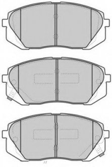 Колодки тормозные дисковые передн, Hyundai i40, ix35; Kia Carens, Sportage 04- Fremax FBP-1713 (фото 1)