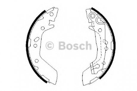 КОЛОДКИ ТОРМОЗНЫЕ Bosch 0 986 487 655 (фото 1)