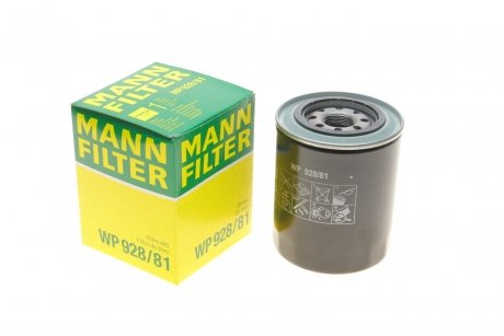 Масляний фільтр MANN WP928/81 (фото 1)