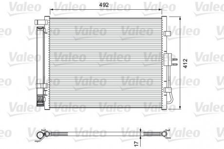 Радиатор кондиционера VALEO 814402 (фото 1)
