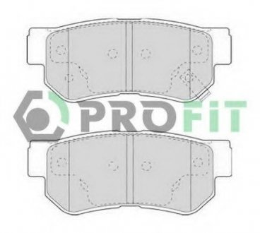Колодки гальмівні дискові PROFIT 50001606 (фото 1)