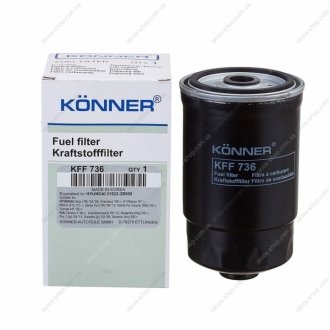 Фильтр очистки топлива дизельный корпусный (без провода) Könner KӦNNER KFF-736 (фото 1)